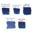 Dark Blue Ink Sample Bundle
