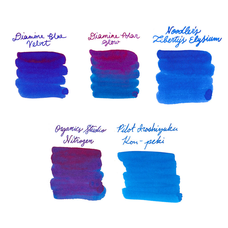 Medium Blue Ink Sample Bundle
