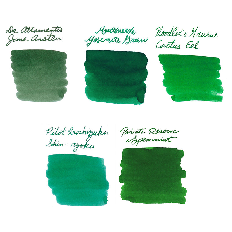 Medium Green Ink Sample Bundle