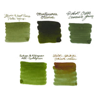 Olive Green Ink Sample Bundle