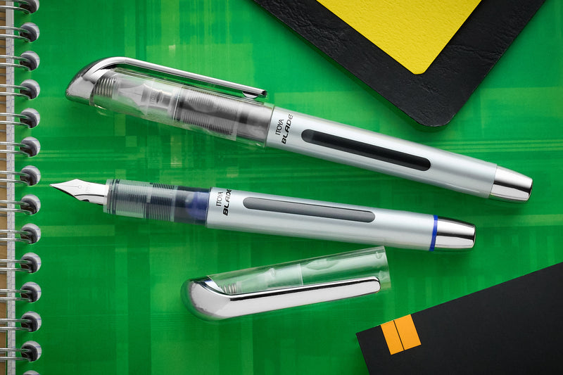 Itoya Blade Fountain Pen - Blue