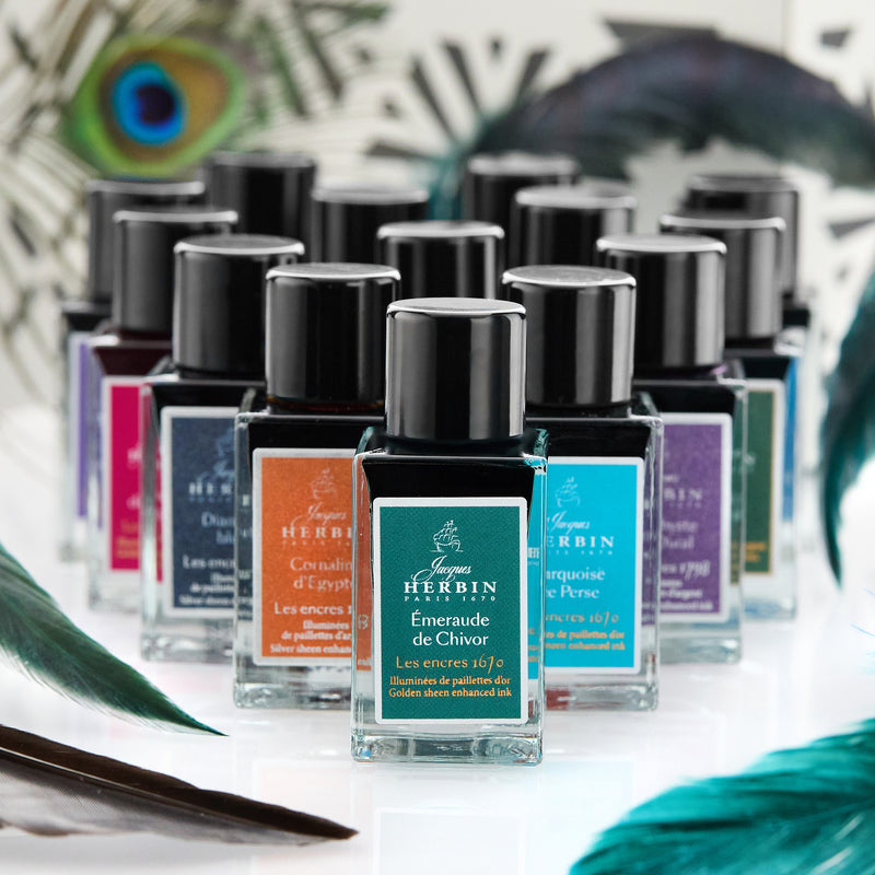 Jacques Herbin 1670 Caroube de Chypre - 15ml Bottled Ink