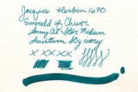 Jacques Herbin 1670 Emerald of Chivor - 15ml Bottled Ink