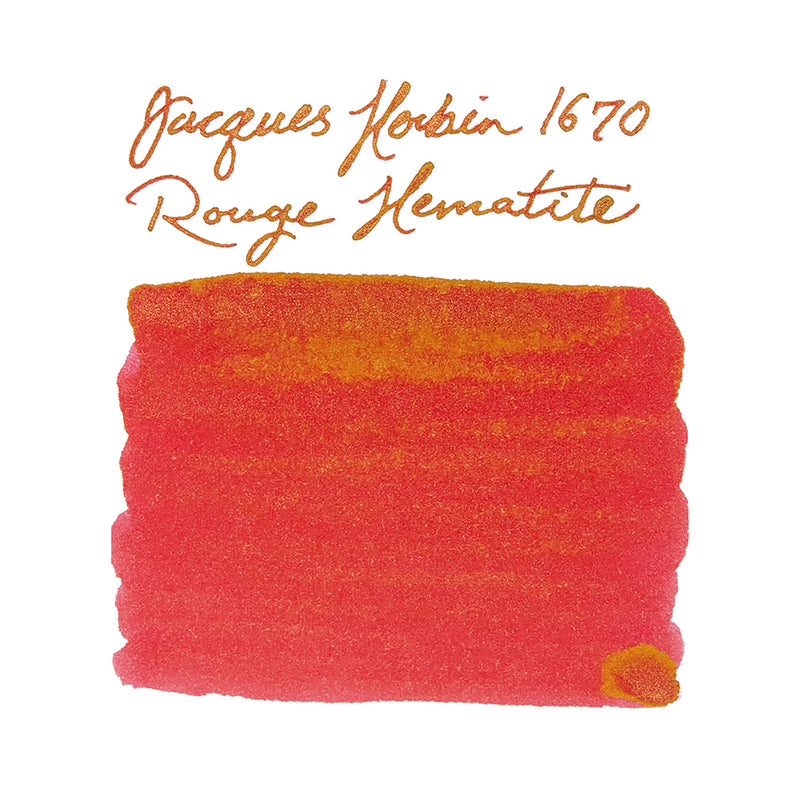 Jacques Herbin 1670 Rouge Hematite - Ink Sample