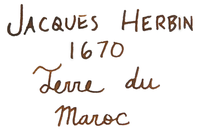 Jacques Herbin 1670 Terre du Maroc - Ink Sample