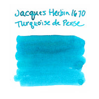 Jacques Herbin 1670 Turquoise de Perse - Ink Sample