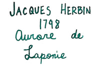 Jacques Herbin 1798 Aurore de Laponie - Ink Sample