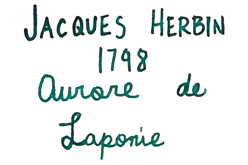 Jacques Herbin 1798 Aurore de Laponie - Ink Sample
