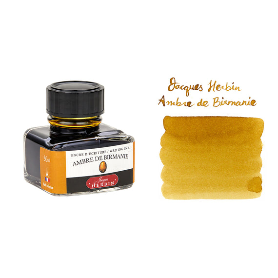 Jacques Herbin Ambre de Birmanie - 30ml Bottled Ink