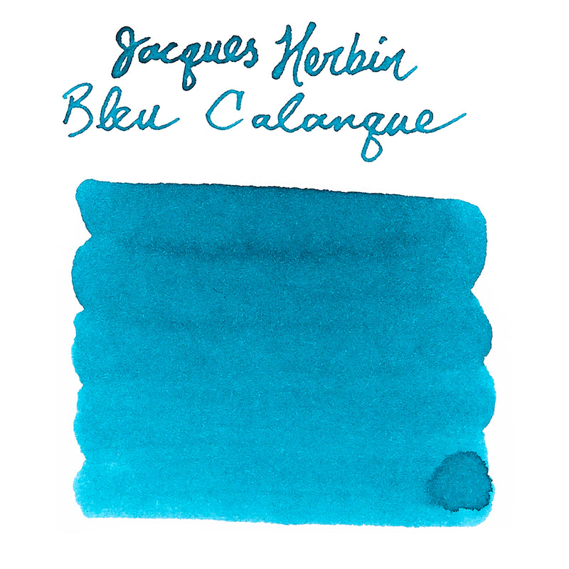 Jacques Herbin Bleu Calanque - Ink Sample