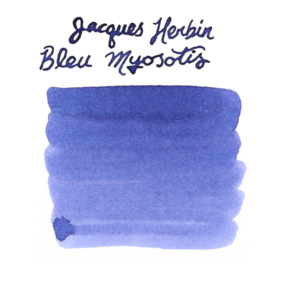 Jacques Herbin Bleu Myosotis ink swab