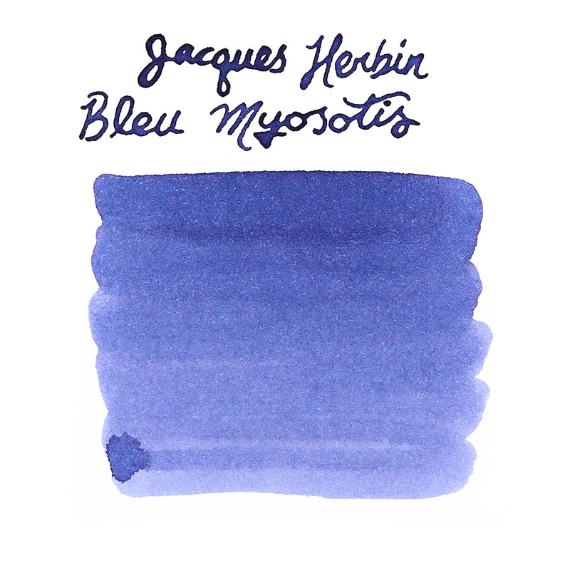 Jacques Herbin Bleu Myosotis - Ink Sample