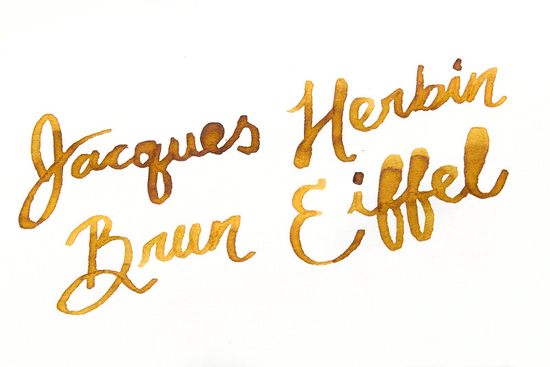 Jacques Herbin Brun Eiffel - Ink Sample