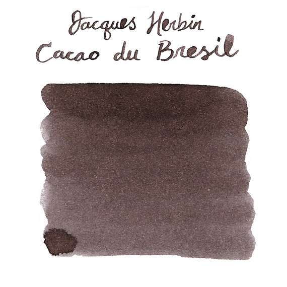 Jacques Herbin Cacao du Bresil ink swab