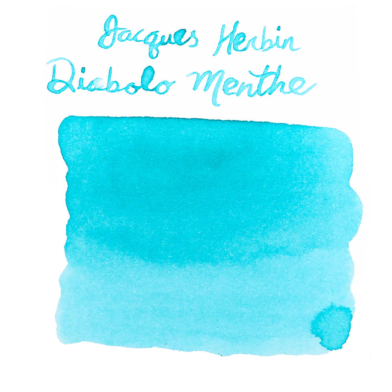 Jacques Herbin Diabolo Menthe - Ink Sample