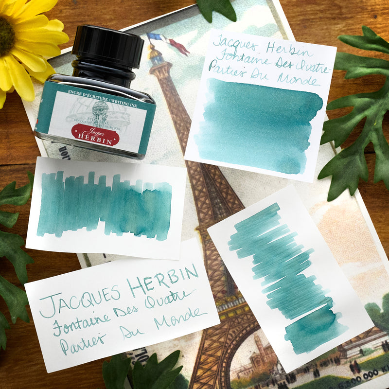 Jacques Herbin Fontaine des Quatre-Parties Du Monde - 30ml Bottled Ink