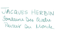 Jacques Herbin Fontaine des Quatre-Parties Du Monde - Ink Sample