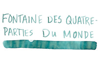 Jacques Herbin Fontaine des Quatre-Parties Du Monde - Ink Sample