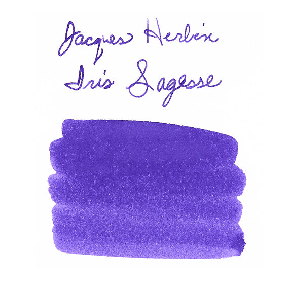 Jacques Herbin  Iris Sagesse - Ink Sample