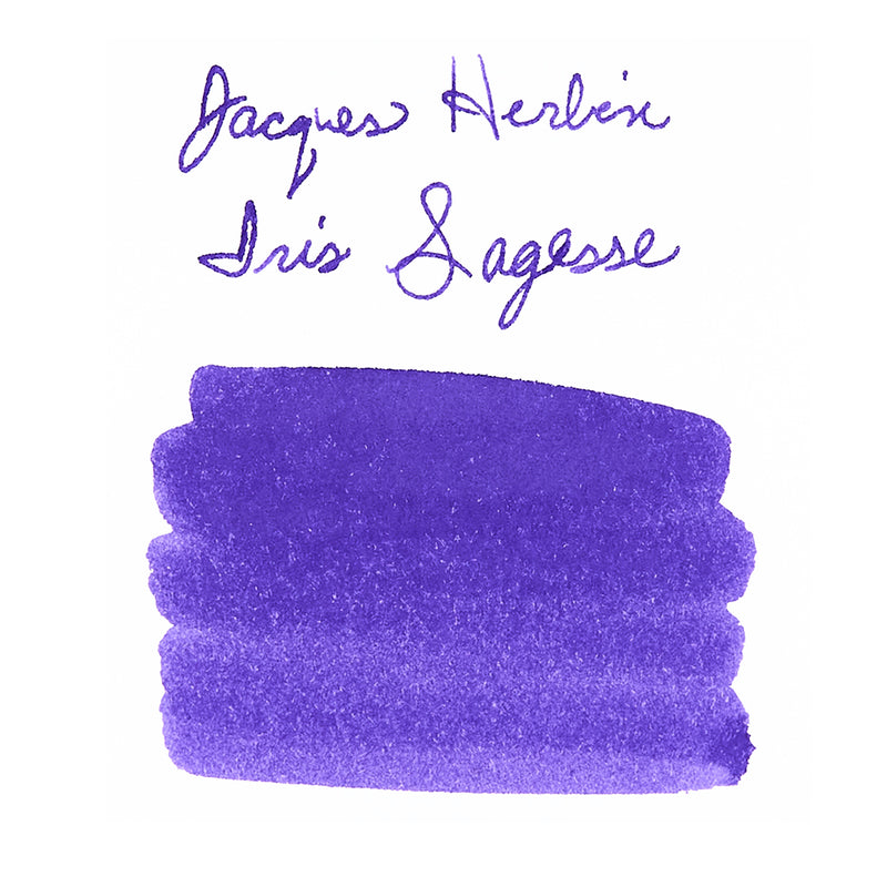 Jacques Herbin Iris Sagesse - Ink Sample