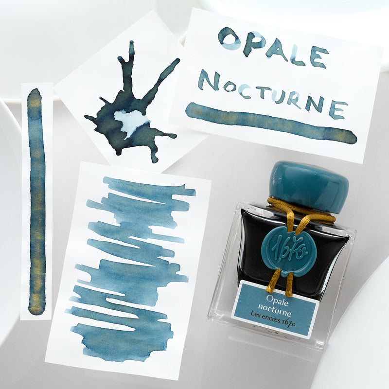 Jacques Herbin 1670 Opale Nocturne - Ink Sample