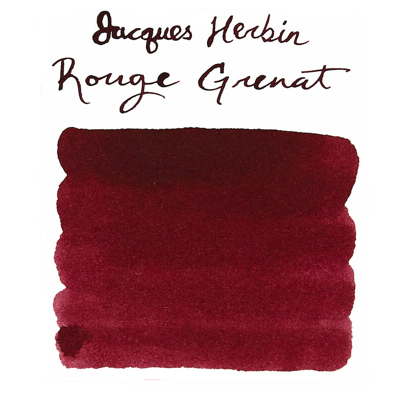 Jacques Herbin Rouge Grenat - Ink Sample