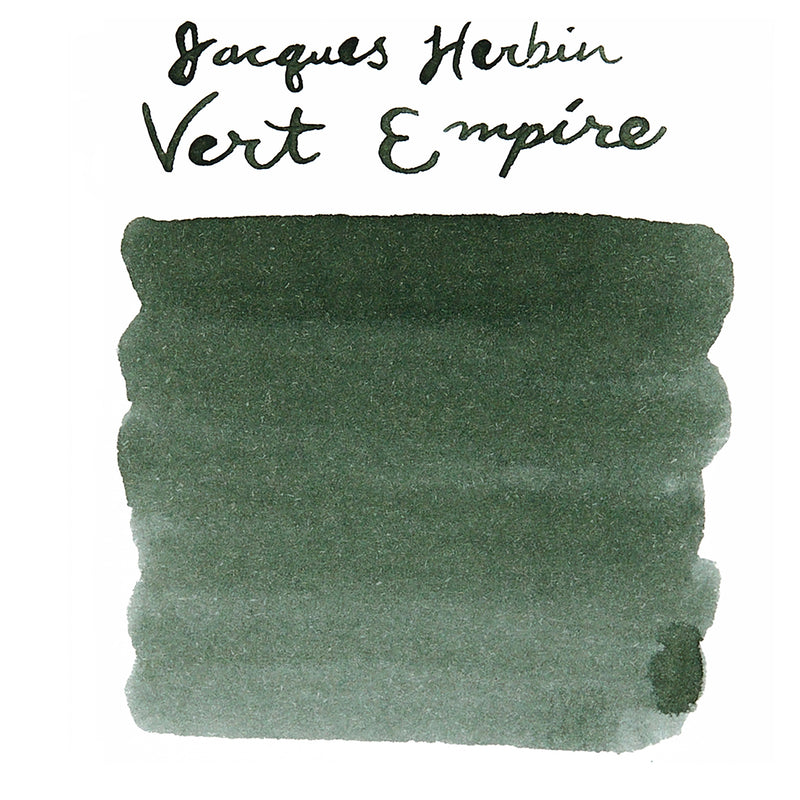 Jacques Herbin Vert Empire - Ink Sample