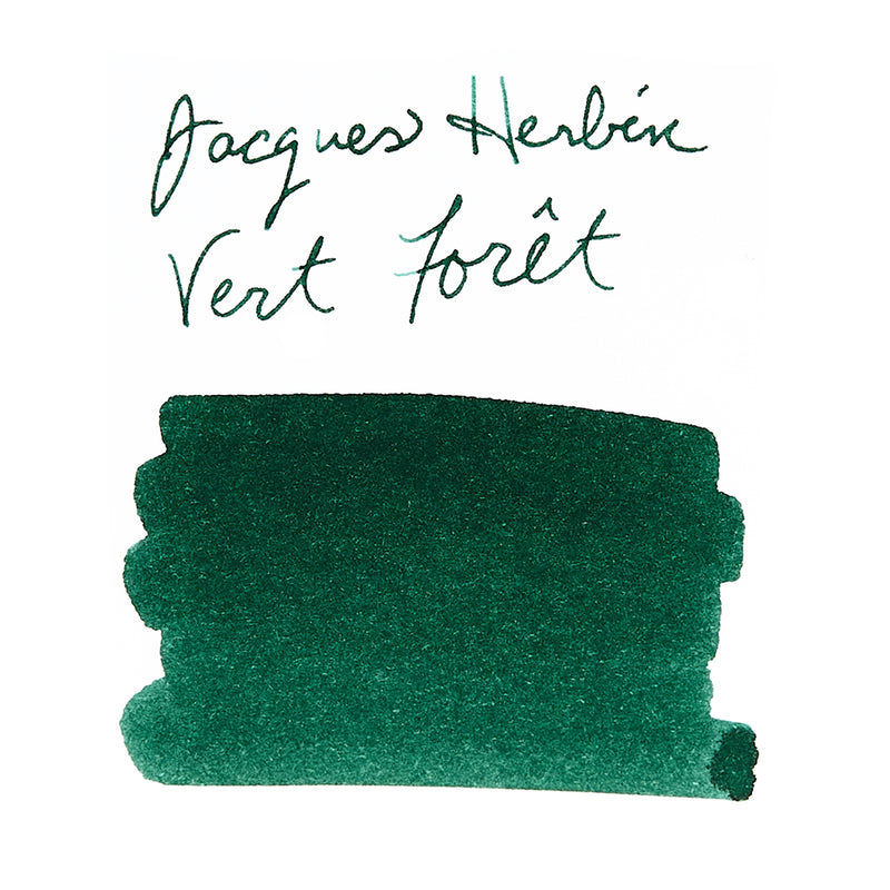 Jacques Herbin Vert Forêt - Ink Sample