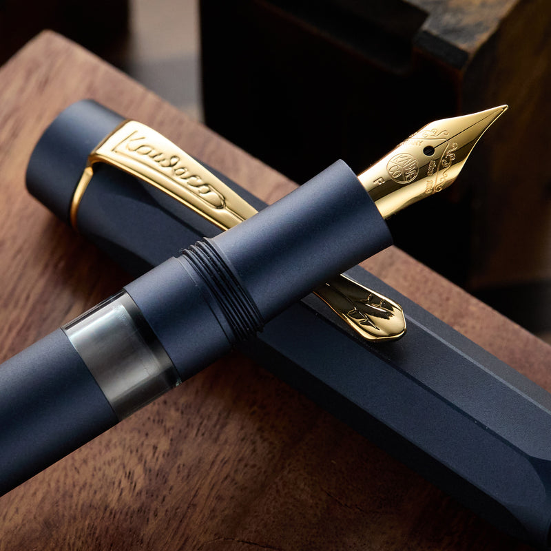 Kaweco Piston Sport AL Fountain Pen Starter Set - Navy
