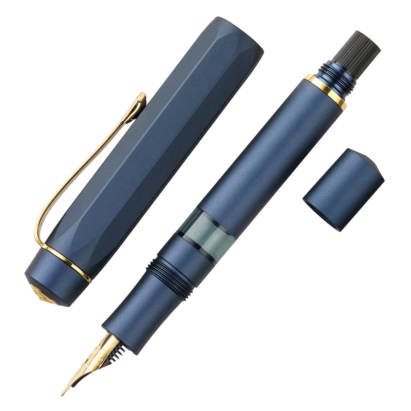 Kaweco Piston Sport AL Fountain Pen Starter Set - Navy