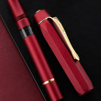 Kaweco Piston Sport AL Fountain Pen - Bordeaux/Gold