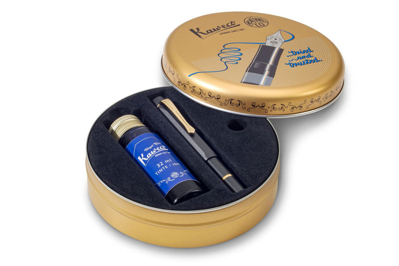 Kaweco Piston Sport AL Fountain Pen Starter Set - Black