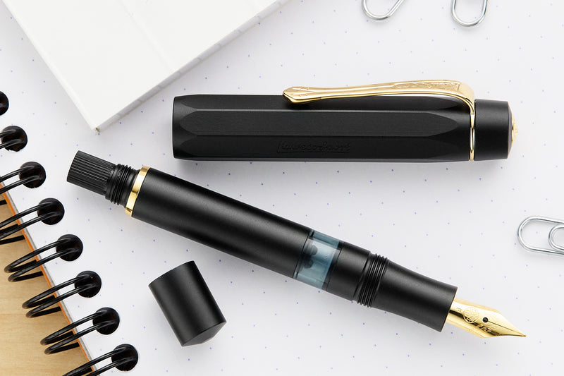Kaweco Piston Sport AL Fountain Pen - Black
