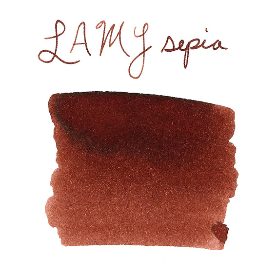 LAMY sepia - ink samples

