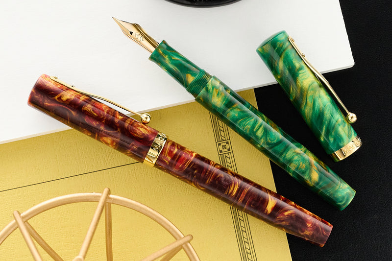 Magna Carta Mag 600 Fountain Pen - Red/Golden
