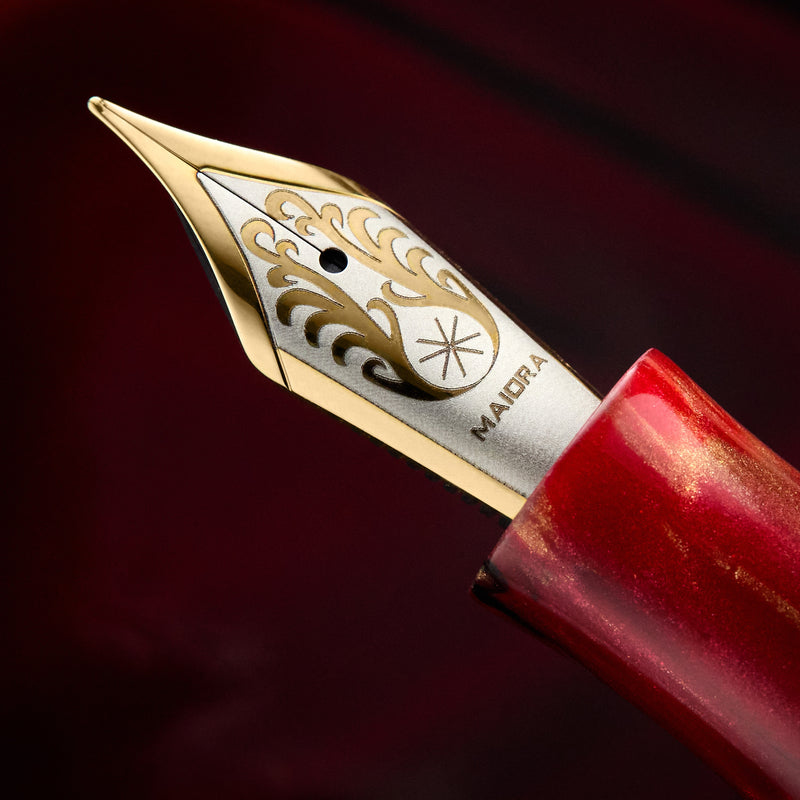 Maiora Ultra Ogiva Fountain Pen - Golden Rule