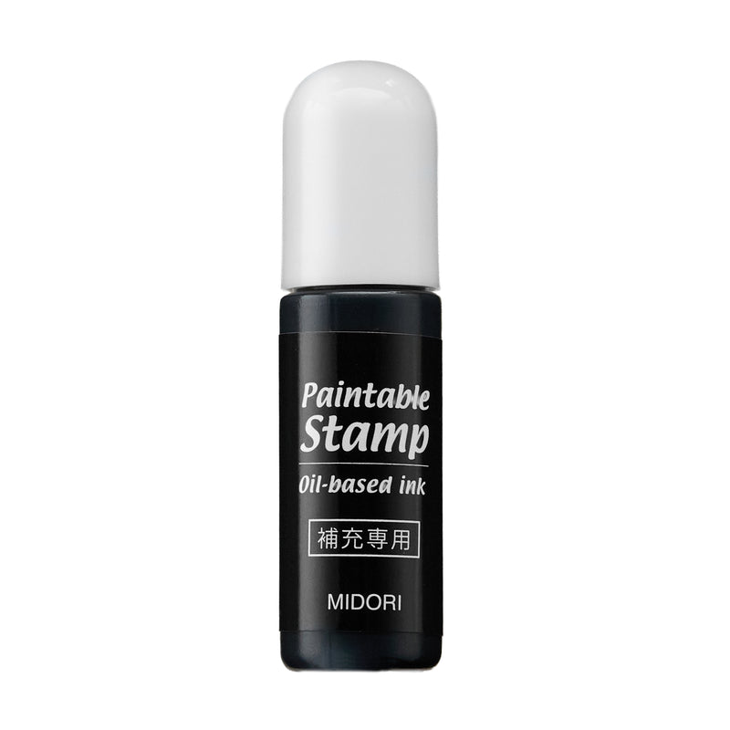 Midori Paintable Stamp Ink Refill - Black
