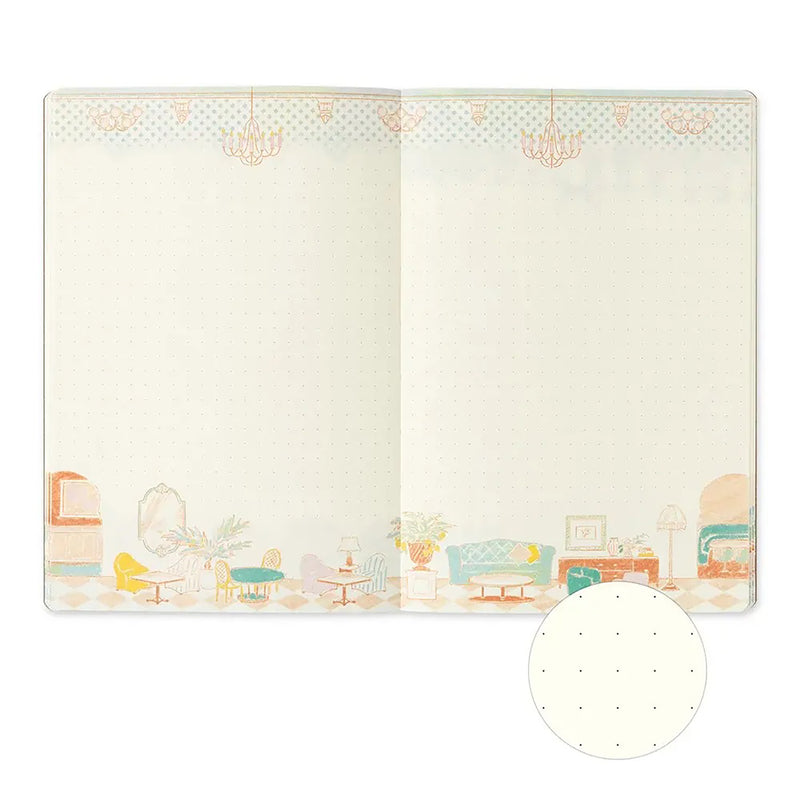 Midori B6 Yuru Log Notebook - Travel and Hotel A