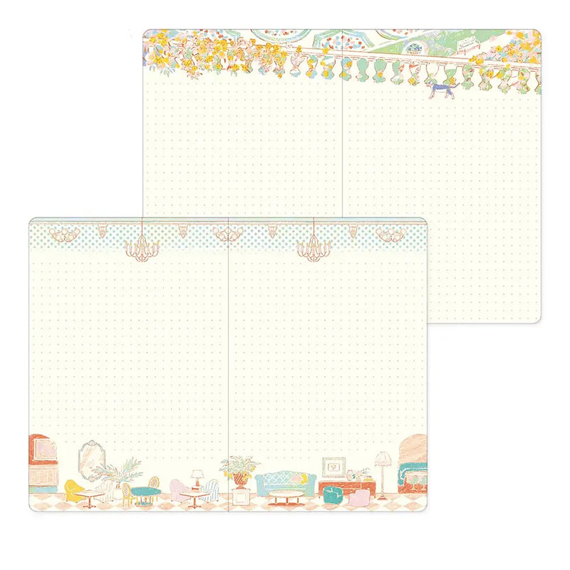 Midori B6 Yuru Log Notebook - Travel and Hotel A