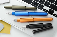 Monteverde Axis Fountain Pen - Matte Olive