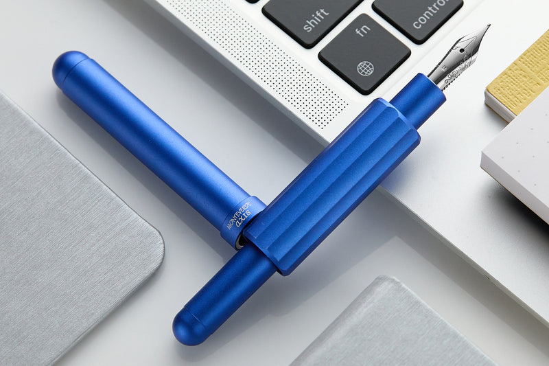 Monteverde Axis Fountain Pen - Matte Blue