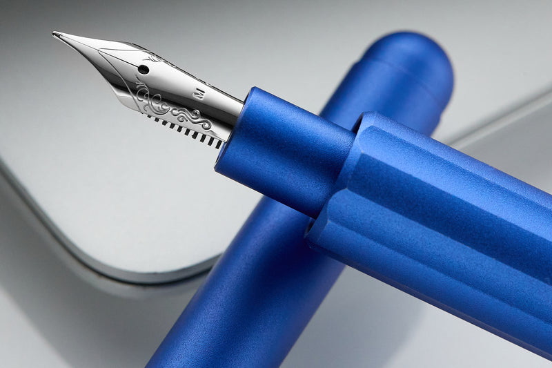 Monteverde Axis Fountain Pen - Matte Blue