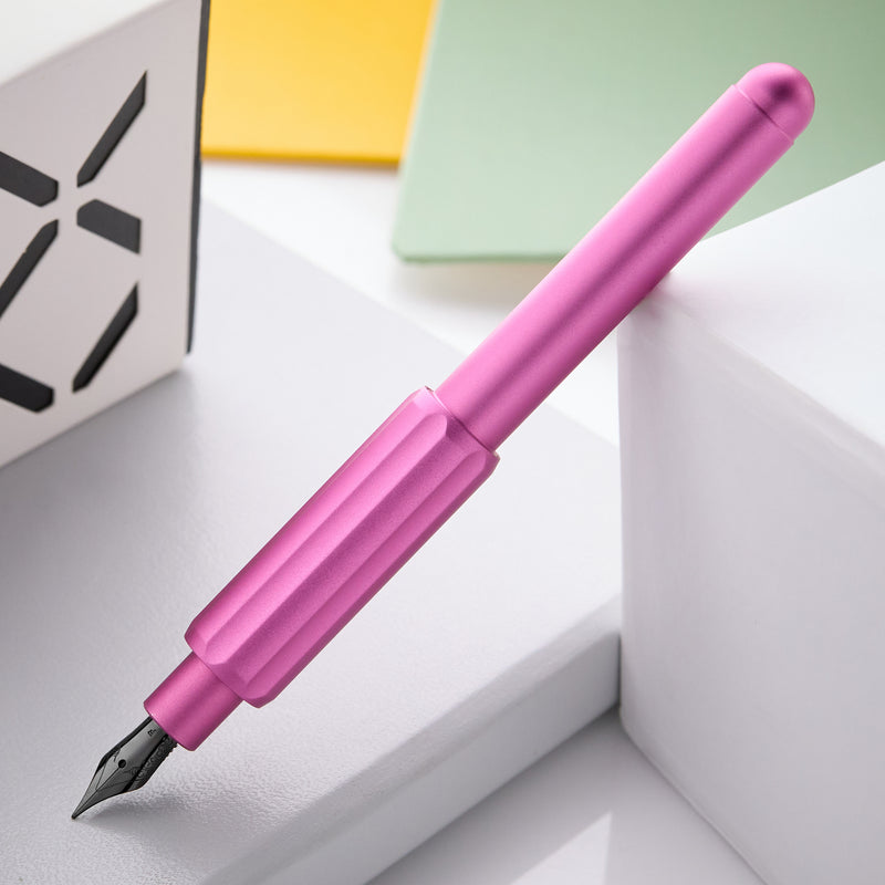 Monteverde Axis Fountain Pen - Matte Fuchsia (Limited Edition)