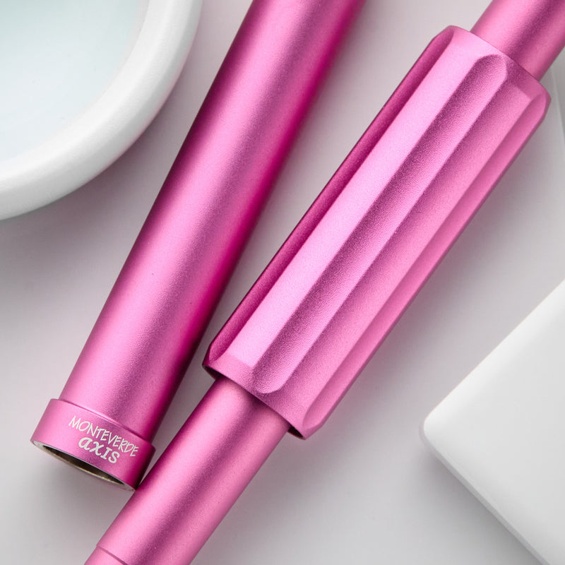 Monteverde Axis Fountain Pen - Matte Fuchsia (Limited Edition)