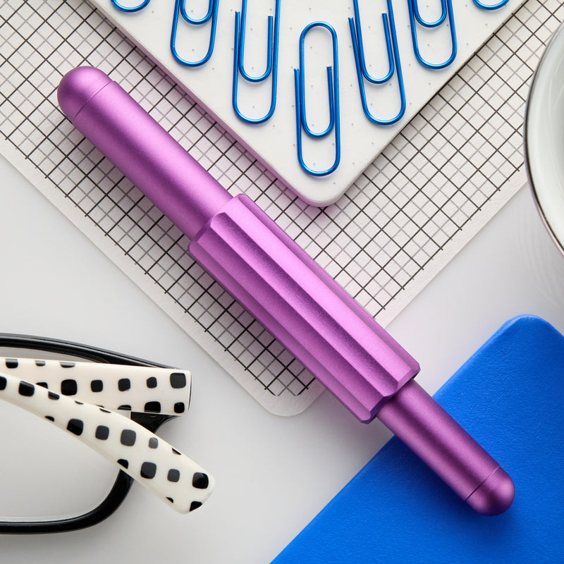 Monteverde Axis Fountain Pen - Matte Purple
