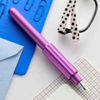 Monteverde Axis Fountain Pen - Matte Purple
