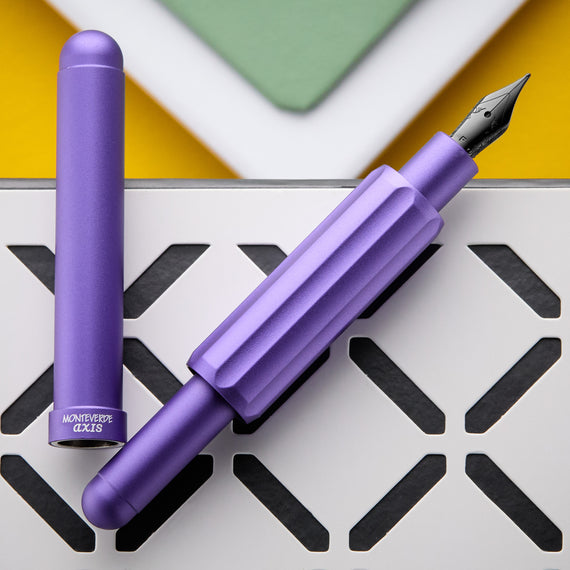 Monteverde Axis Fountain Pen - Matte Orchid (Special Edition)