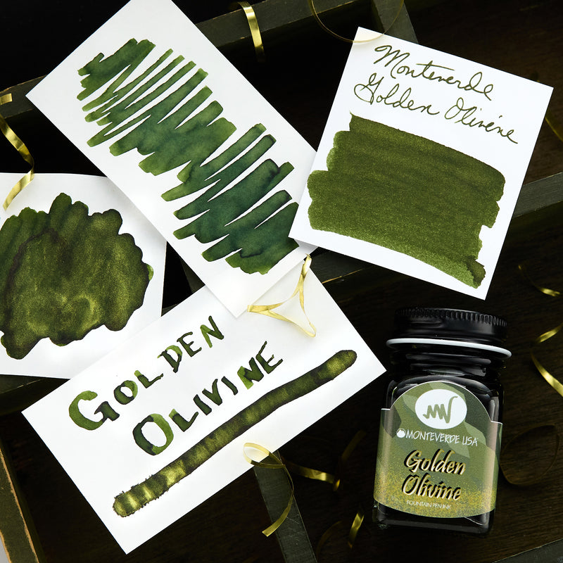 Monteverde Golden Olivine - Ink Sample