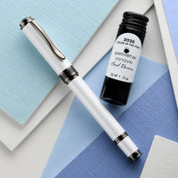 Monteverde Innova Fountain Pen & Ink Set - Cloud Dancer/Gunmetal (Limited Edition)
