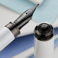 Monteverde Innova Fountain Pen & Ink Set - Cloud Dancer/Gunmetal (Limited Edition)